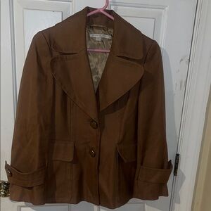 Elegant Brown Women's Blazer